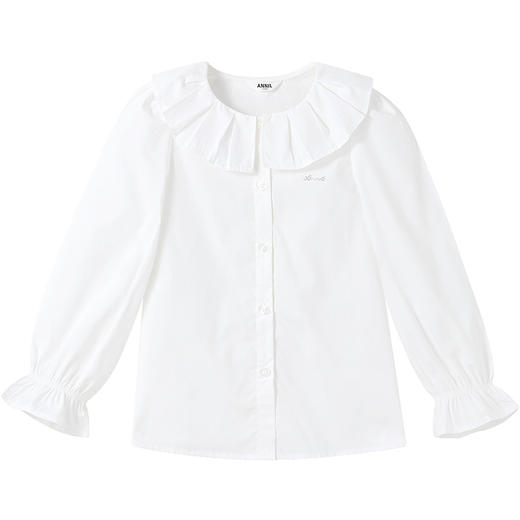 女童翻领长袖上衣春季新款安奈儿童装实体店同款AG511575 商品图7