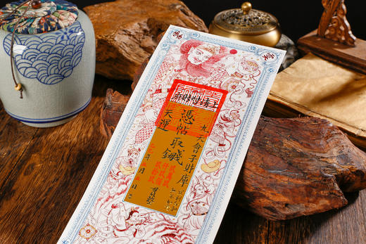 招財钱母贴，手工盖印，烫金工艺 商品图3