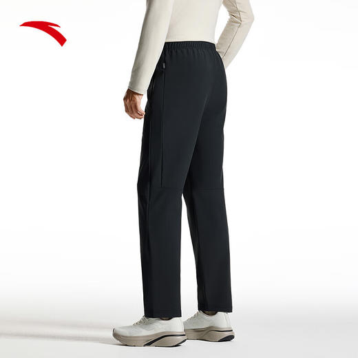 安踏舒乐加绒型动裤丨防泼水梭织运动长裤男裤直筒裤子152517519N 商品图1