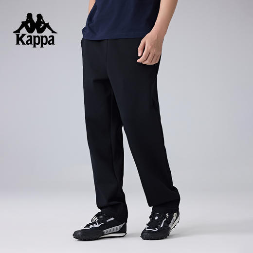 Kappa卡帕背靠背新款运动长裤男款复古针织直筒裤休闲裤运动裤潮K0F12AK22 商品图2