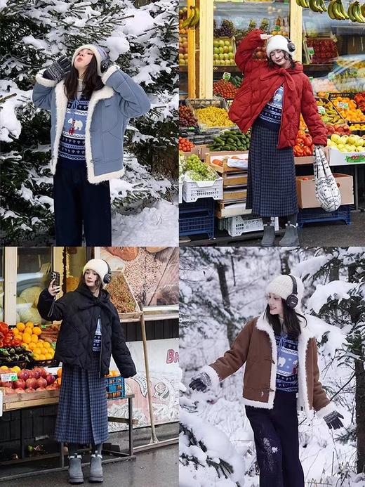 浮生八记/24D206/复古北极熊荃羊毛费尔岛毛衣 商品图4