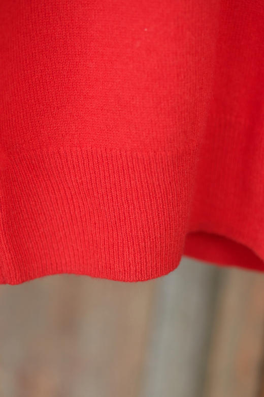 盛唐牡丹|中国红针织羊绒打底衫  [特价品] 商品图3