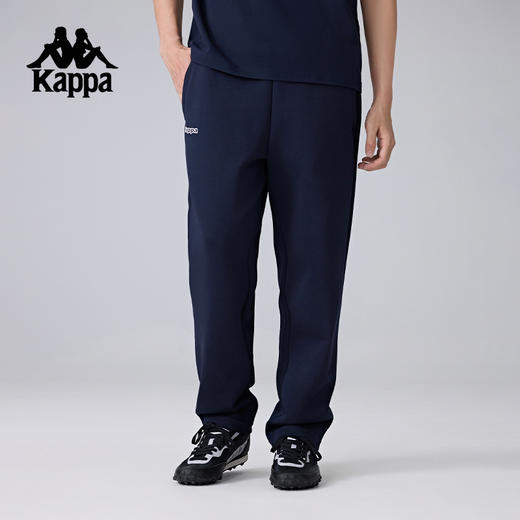 Kappa卡帕背靠背新款运动长裤男款复古针织直筒裤休闲裤运动裤潮K0F12AK22 商品图1