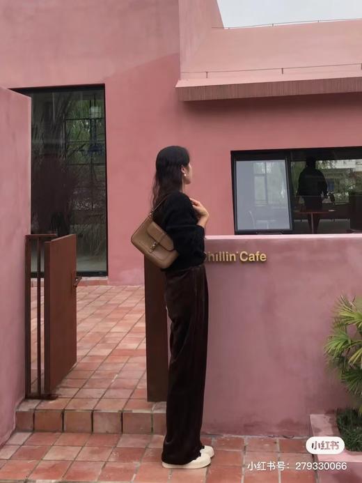 雪尼尔婴儿绒直筒阔腿糯米裤 舒适度超绝👏🏻离不开的通勤搭子☕️ 商品图9