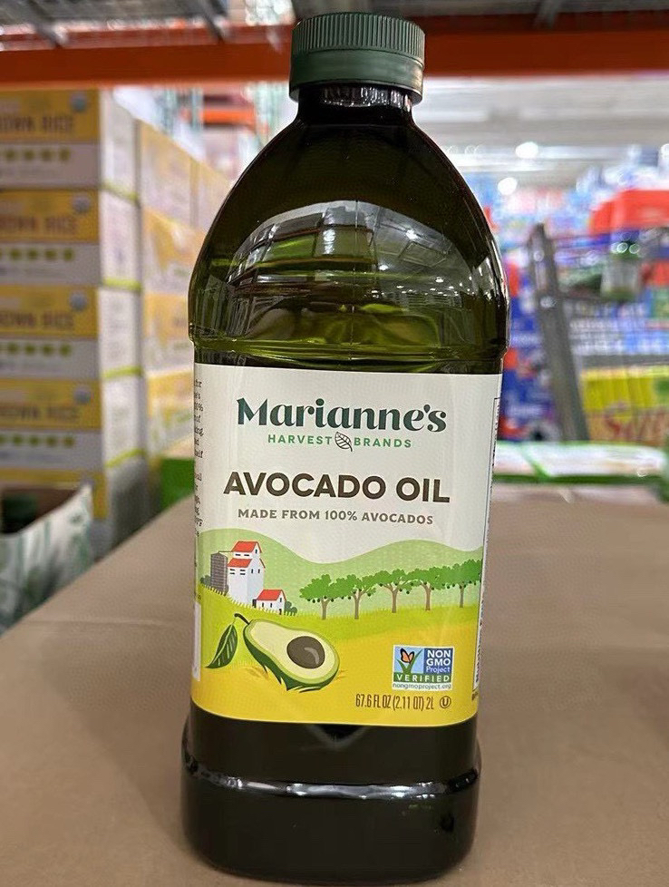油中的爱马仕！牛油果🥑油不仅健康，而且烟点高，很适合中式烹炒！美国🇺🇸直邮特价350元🉐🉐Marianne‘s 牛油果食用油2L装🔥100%纯冷压牛油果油🥑鳄梨油 🔥自用推荐👍