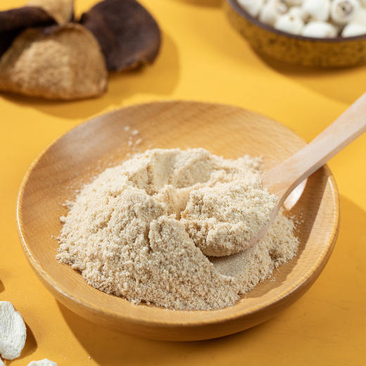 八珍粉 | 精选山药+意苡仁+茯苓+芡实+莲子+白扁豆+杏仁+猴头菇+陈皮9种食材 麸炒工艺古法炒制 独立包装好携带 商品图5
