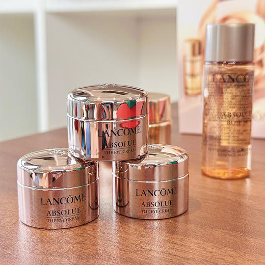 心选丨【蚂蚁溯源】LANCOME/兰蔻 【新】菁纯眼霜20ml +眼霜小样5ml*3+精华水小样30ml 商品图4