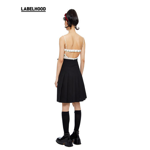 【SHUSHUTONG】蕾虎时尚镶嵌钻石拉链抹胸衣吊带经典款女 商品图3