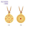 典粹八宝罗盘吊坠 可转动古法金圆盘足金黄金挂坠女士礼物【按克计价黄金2】MEMORA诗普琳GP290601 商品缩略图8