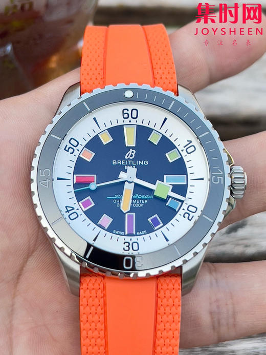 新款到货 BLS百年灵超级海洋彩虹盘男士腕表，外观方面更具时尚新潮魅力 商品图1