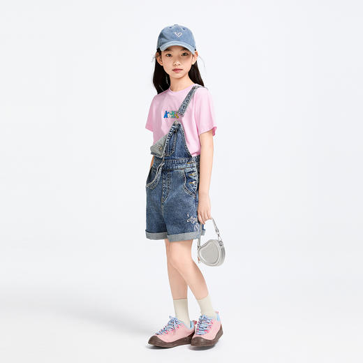 【商场同款在售】男童女童圆领短袖SORONA针织衫夏季新款安奈儿童装实体店同款AM511519 商品图5