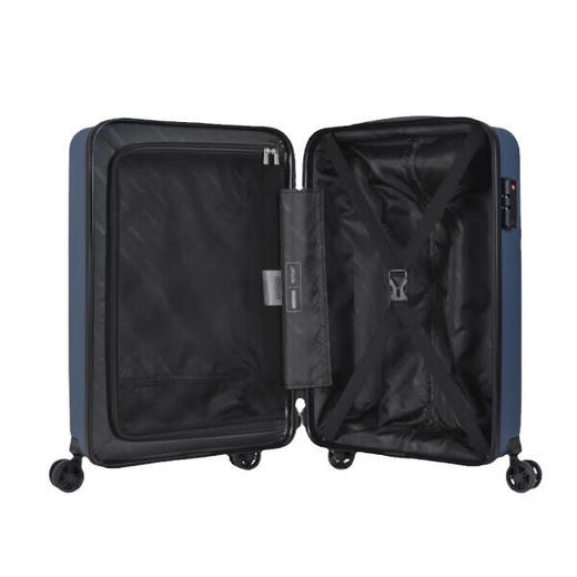 美旅男女时尚潮流拉杆箱行李箱飞机轮大容量防滑耐磨TSA密码锁NI4 深蓝色 20英寸 商品图3