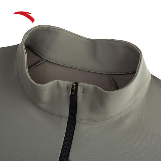 安踏（ANTA）训练针织运动外套男弹力长袖上衣拉链修身外套152517703S 商品图5