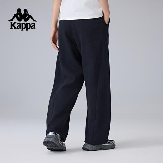 Kappa卡帕背靠背针织运动长裤女2025新款复古跑步裤子休闲直筒裤K0F22AK82 商品图3