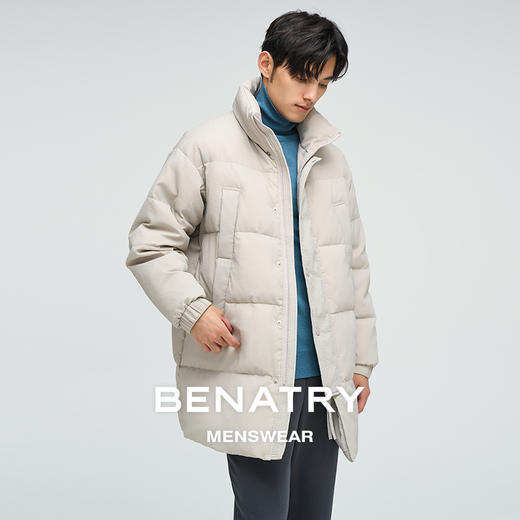 贝纳川立领休闲通勤男士羽绒服ECP405126118 商品图2