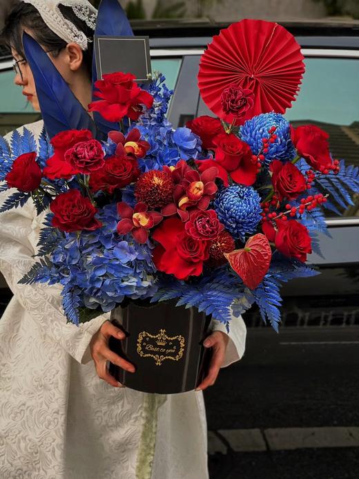 粉黛凌霄浩如烟海----韩式繁花抱抱桶五选一 商品图13