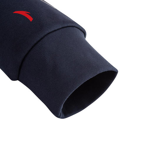 安踏（ANTA）训练针织运动上衣男修身弹力休闲长袖上衣拉链外套男152517708 商品图3