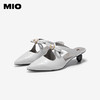 MIO米奥多宝珠珠尖头时装半凉鞋欧美风女凉鞋M252250801 商品缩略图2