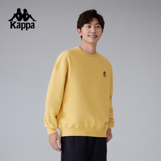 Kappa卡帕背靠背新款运动套头衫男休闲圆领卫衣宽松针织长袖上衣K0F12WT61 商品图2