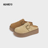 和诚行 2025春季新款复古百搭勃肯鞋厚底舒适外穿女半包拖鞋0820296 商品缩略图3