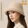 名媛小香风珍珠羊毛法式礼帽JC 商品缩略图0