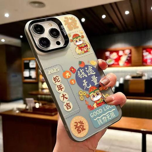 新年限定【蛇年大吉！前途无量】苹果手机壳适用14plus苹果15promax手机壳iphone16文字13pro国潮12。ry 商品图10