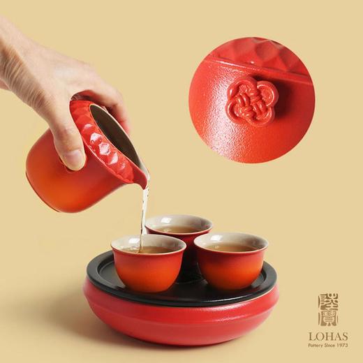 【彼达思】陆宝 新年新品 万福永结茶礼礼盒装 工夫茶套装 商品图4