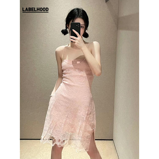 【OSMOS×LABELHOOD】蕾虎联名新细针水母蕾丝连衣裙短裙 商品图3