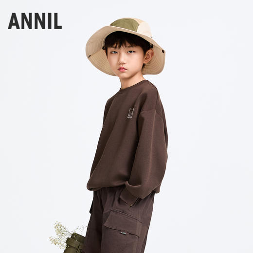 男童圆领长袖卫衣春季新款安奈儿童装实体店同款AB511511 商品图1
