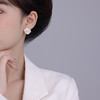 雀说法式轻奢花朵耳环925银针小众设计滴油几何气质高级感耳钉耳饰品AL0782 商品缩略图3