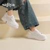 Safiya/索菲娅2025春新款轻便休闲增高厚底运动小白鞋 SFD1112018 商品缩略图3