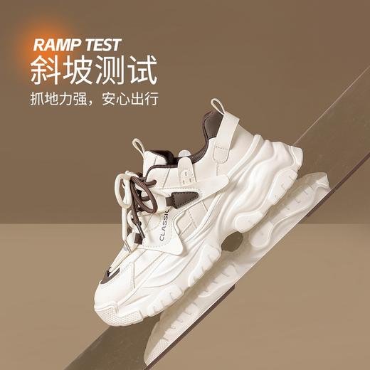 ZHR厚底老爹鞋女2024秋冬新款软底增高小个子小白鞋休闲运动轻便 商品图4