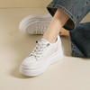 Safiya/索菲娅2025春新款轻便休闲增高厚底运动小白鞋 SFD1112018 商品缩略图7