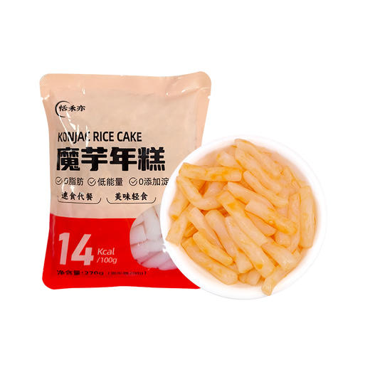 恬禾亦·魔芋年糕 低卡零脂素食代餐不添加淀粉 糖宝生酮素食人群 270g 商品图4