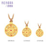 典粹八宝罗盘吊坠 可转动古法金圆盘足金黄金挂坠女士礼物【按克计价黄金2】MEMORA诗普琳GP290601 商品缩略图7