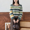 苏苏姐家斓森条纹毛衣手工DIY钩针衣服羊毛线上衣毛线团材料包 商品缩略图3