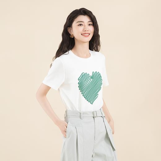 SES6BE045诗梦爱心T恤 商品图2