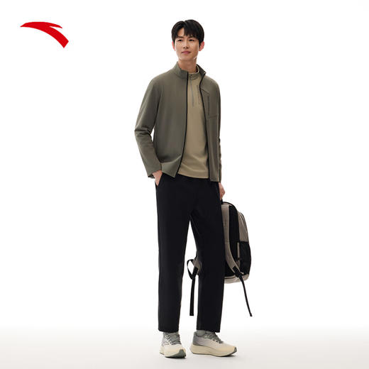 安踏（ANTA）训练针织运动外套男弹力长袖上衣拉链修身外套152517703S 商品图8