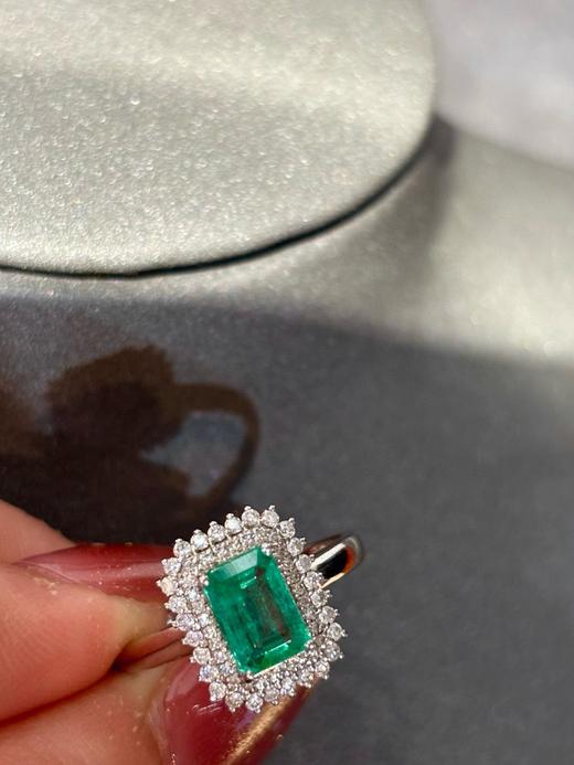 1.14ct刻面祖母绿戒指 商品图3