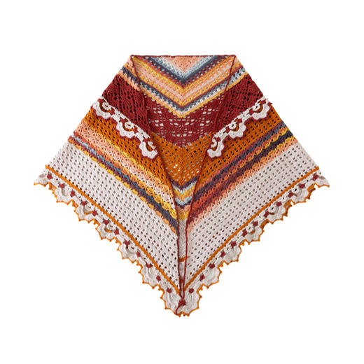 苏苏姐家莲锦披肩手工diy钩针编织羊毛线毛线团材料包 商品图4