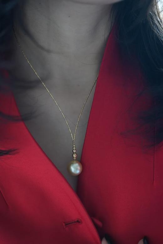 金珠吊坠「流线V型」 商品图1