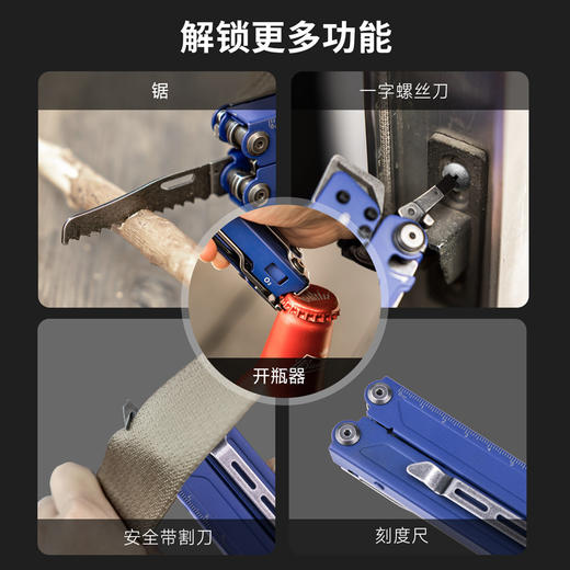 纳丽德蓝色先锋工具钳剪组合工具 商品图9