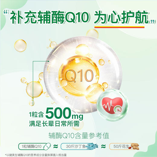 【跨境】Jamieson辅酶Q10高含500mg软胶囊30粒辅酶q10心脏呵护中老年 商品图6