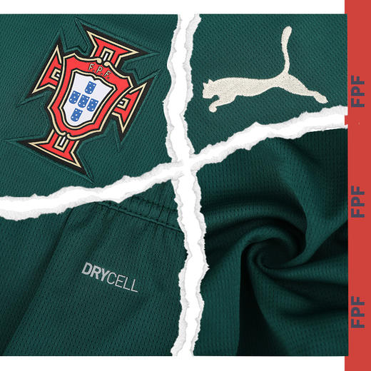 小李子PUMA彪马葡萄牙主场比赛训练服短裤成人男款779226 10 商品图2