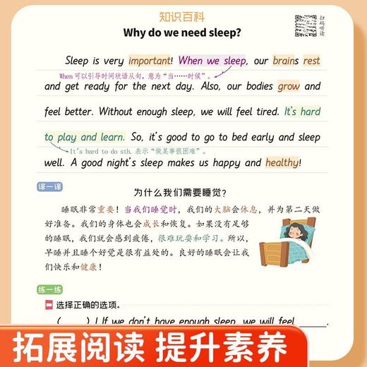 小学生英语【同步练字+同步默写+同步阅读】三四五六年级下册2025人教版衡水体小学英语专项训练 商品图7
