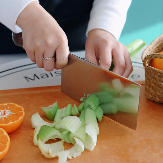 大马士革刀平替 持久锋利 轻巧省力  久握不累  厨房中的“世界名刃”～ 湖州仓切片刀缺货 商品图5