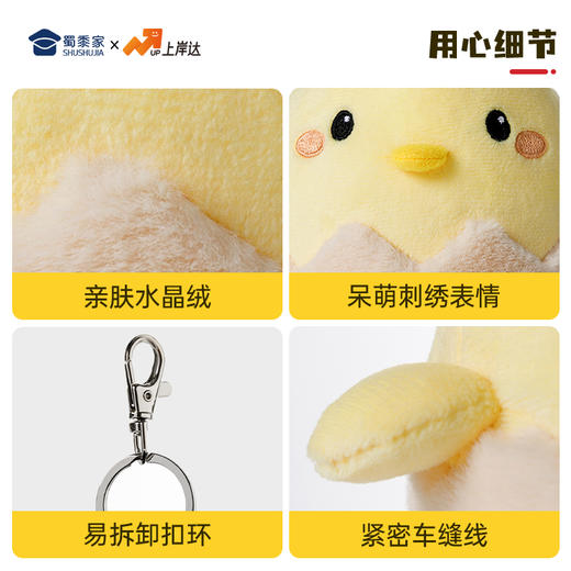 【毕业蛋钥匙扣】可定制创意毛绒钥匙扣包包挂饰挂件毕业送礼礼品礼物 商品图7