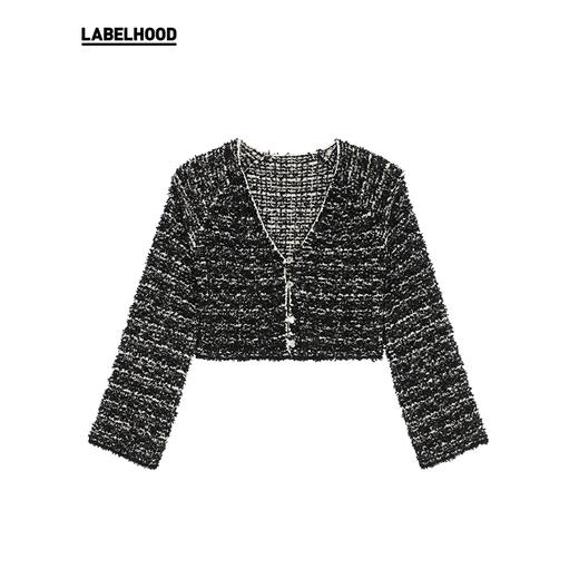 【THE LAWN×LABELHOOD】蕾虎联名款肌理立体纱线短开衫 商品图4