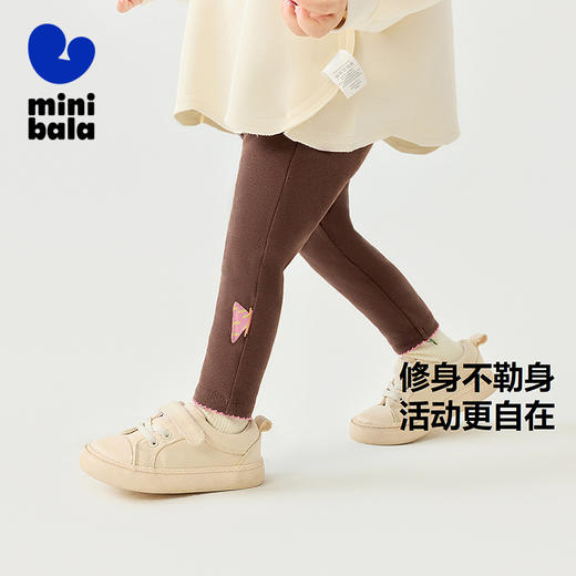 迷你巴拉女童裤子2025春新品宝宝打底裤儿童弹力紧身长裤★ 商品图1