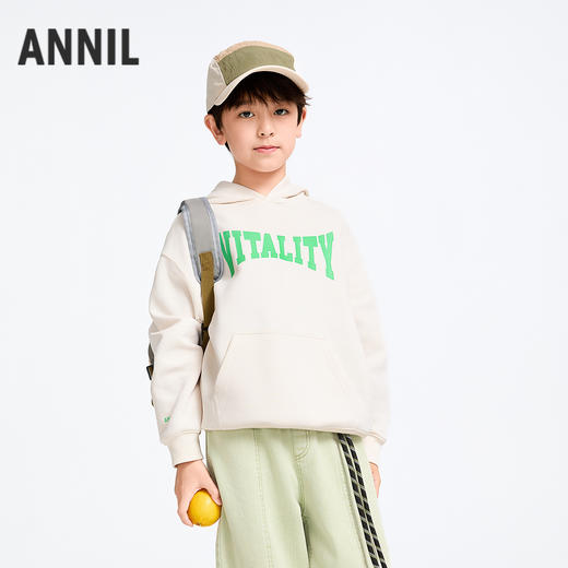 男童带帽长袖卫衣春季新款安奈儿童装实体店同款AB511514 商品图1